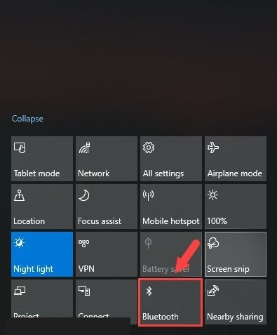 2. Cách bật Bluetooth ở trong Windows Settings