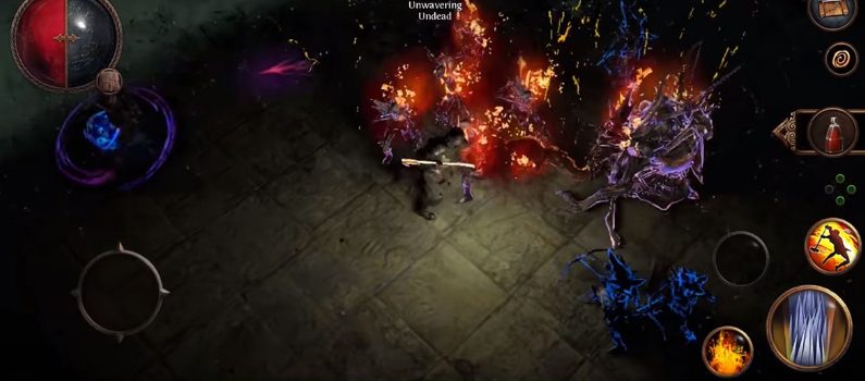 2- Đồ họa của game mobile Path of Exile.