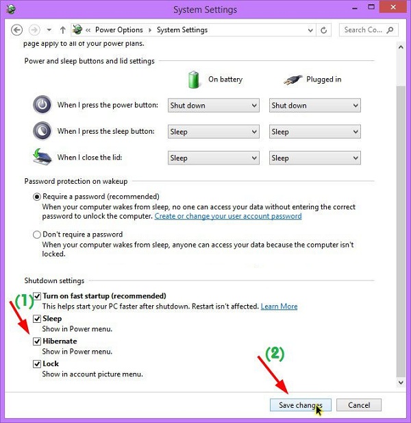 Cách bật/tắt Hibernate cho Windows 10