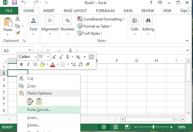 Cách copy dữ liệu từ Word sang Excel giữ nguyên định dạng