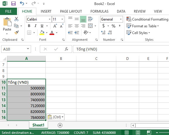 Cách Copy Sheet trong Excel giữ nguyên định dạng
