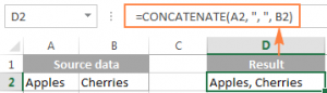 Cách gộp ô trong Excel