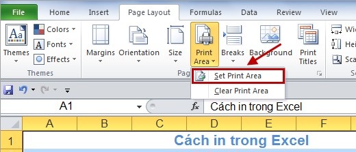 Cách in trong Excel - Hướng dẫn cách in ấn trong Excel đơn giản nhất