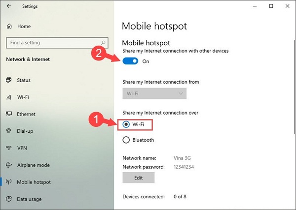 Cách phát Wifi trên Windows 10 nhanh hiệu quả nhất