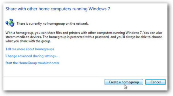 Cách sử dụng HomeGroup trên Windows 7