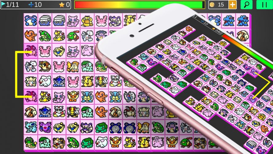 Chơi game pikachu mobile giao diện thân thiện, dễ chơi hơn