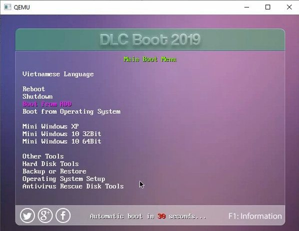 DLC BOOT 2019 - Cách tạo USB BOOT bằng DLC BOOT 2019