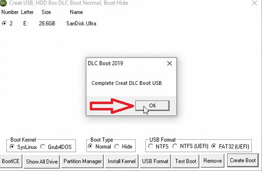 DLC BOOT 2019 - Cách tạo USB BOOT bằng DLC BOOT 2019