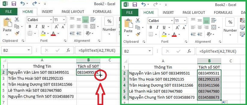 Hàm tách số trong Excel - Cách tách số ra khỏi chuỗi ký tự trong Excel