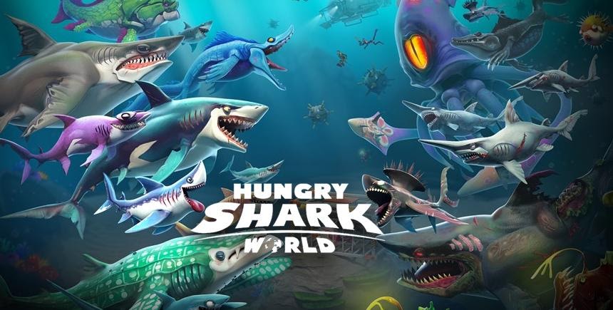  Hungry Shark World – bơi qua đại dương và ăn những sinh vật khác 
