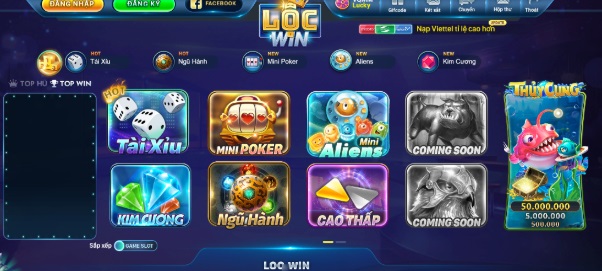 Khám phá thiên đường game online Lộc Win