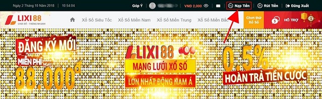 Link vào nhà cái Lixi88