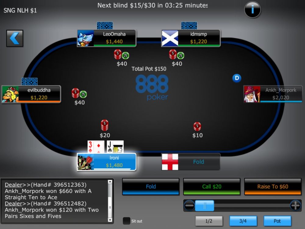 Siêu ưu đãi cho người chơi mới tại 888 Poker, ngại gì mà chưa thử?