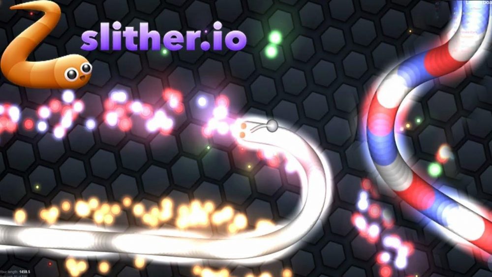  Slither.io – Hậu duệ của trò chơi rắn săn mồi huyền thoại.