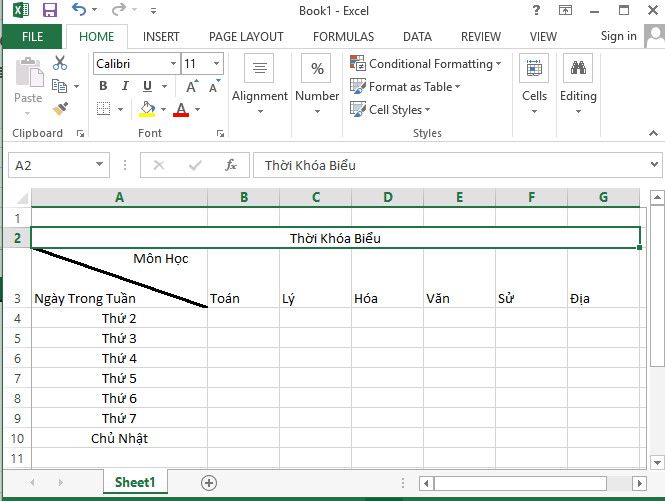 Sử dụng công thức để gộp ô trong Excel