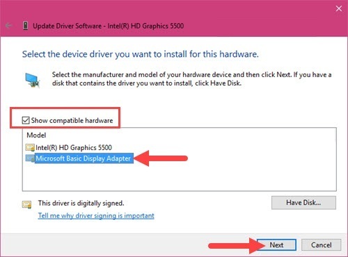 Sửa lỗi không chỉnh được độ sáng màn hình trên Windows 10/8.1/7