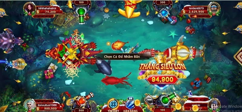 Tính năng của trò chơi bắn cá Sunwin