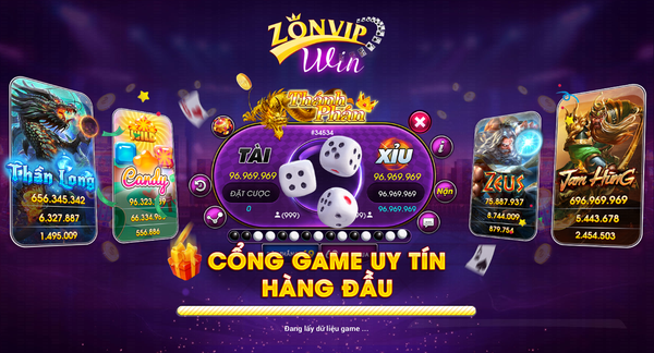 ZonVip – sản phẩm của nhà phát hành game uy tín nhất trên thị trường